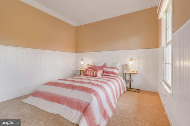 710 Crisfield Way, Annapolis, MD 21401 - carpeted bedroom featuring wainscoting and ornamental molding