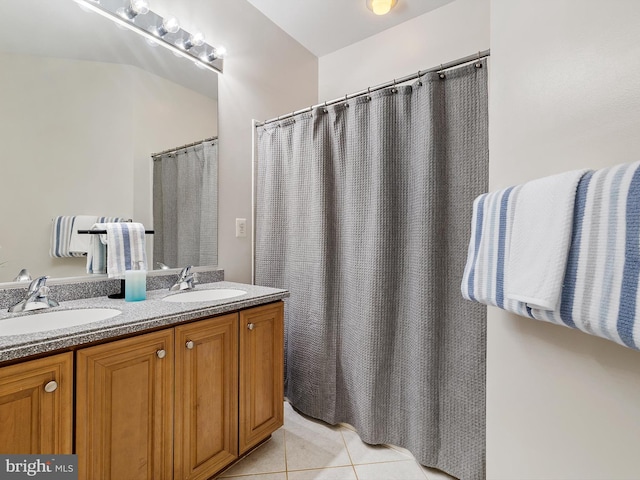 710 Crisfield Way, Annapolis, MD 21401 - full bath with double vanity and tile patterned floors