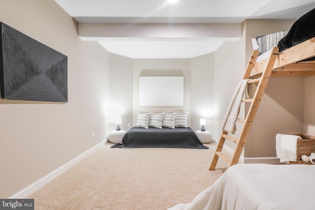 710 Crisfield Way, Annapolis, MD 21401 - carpeted bedroom featuring baseboards and beamed ceiling