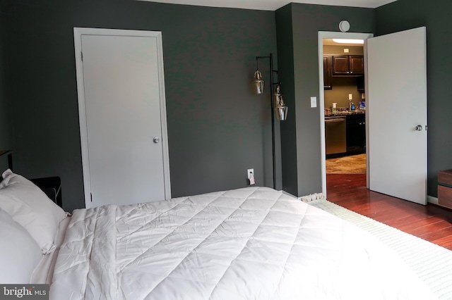 5538 Karen Elaine Unit 1625, Hyattsville, MD 20784 - bedroom with wood finished floors