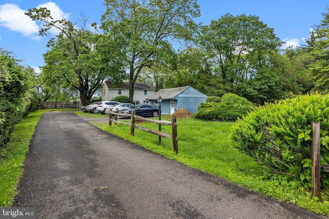 view of front of property with fence