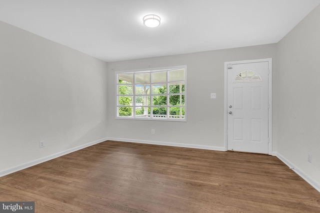 29823 Hillview Dr, Mechanicsville, MD 20659 - foyer entrance with baseboards and wood finished floors