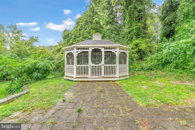 29823 Hillview Dr, Mechanicsville, MD 20659 - view of yard featuring a gazebo