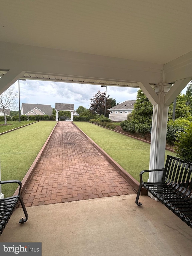 19 Hanover Ct, Fredericksburg, VA 22406 - view of patio featuring a game area