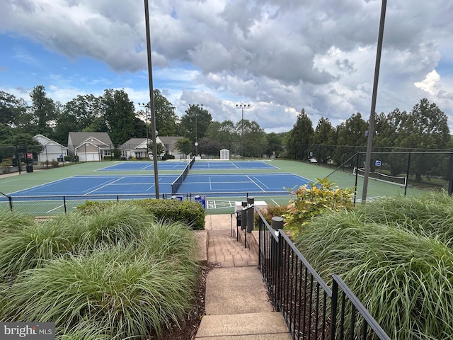 19 Hanover Ct, Fredericksburg, VA 22406 - view of tennis court featuring community basketball court