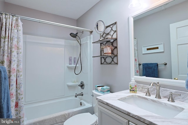 14600 Barton Blvd SW, Cresaptown, MD 21502 - bathroom with shower / bath combo, toilet, and vanity