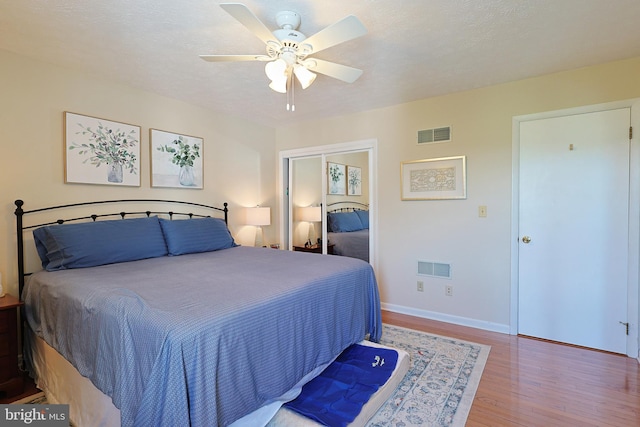 14600 Barton Blvd SW, Cresaptown, MD 21502 - bedroom with wood finished floors, baseboards, and ceiling fan