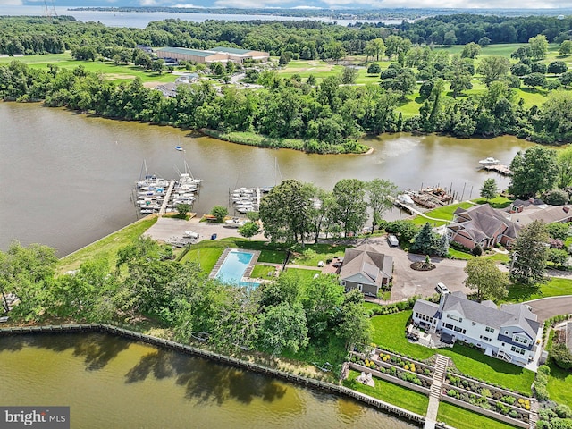 210 Providence Rd, Annapolis, MD 21409 - bird's eye view of a large body of water and a tree filled landscape