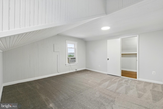 1208 Larchmont Ave, Capitol Heights, MD 20743 - bonus room with lofted ceiling, carpet, cooling unit, and baseboards
