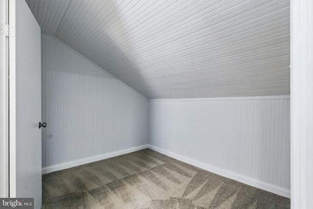 1208 Larchmont Ave, Capitol Heights, MD 20743 - additional living space with carpet floors, lofted ceiling, and baseboards
