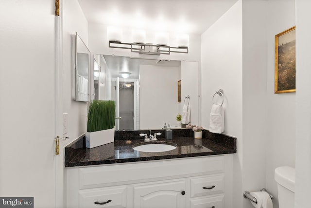 122 N Bedford St Unit A, Arlington, VA 22201 - bathroom with toilet and vanity