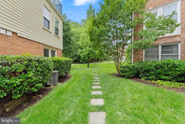 122 N Bedford St Unit A, Arlington, VA 22201 - view of green lawn with central air condition unit