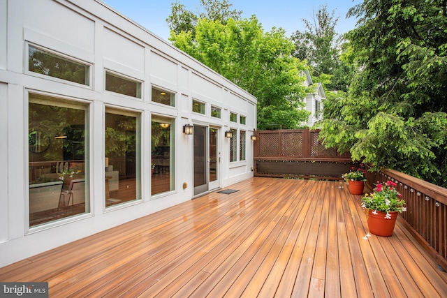 2739 Chesapeake St NW, Washington, DC 20008 - view of wooden deck