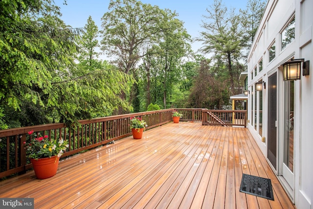 2739 Chesapeake St NW, Washington, DC 20008 - view of wooden terrace