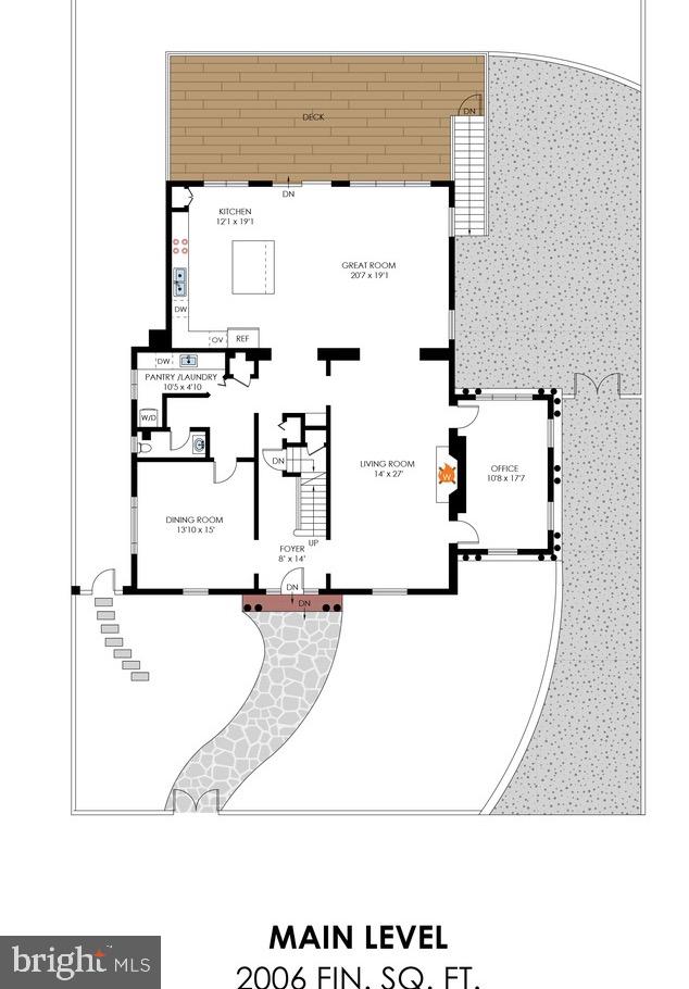 2739 Chesapeake St NW, Washington, DC 20008 - floor plan / room layout