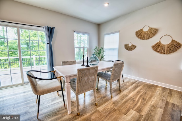 3163 Dodder Way, Odenton, MD 21113 - dining space with light wood-style floors and baseboards