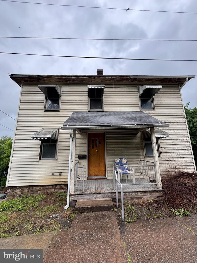 353 Pine St, Bellefonte, PA 16823 - view of front facade featuring a porch