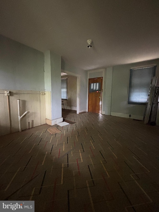 353 Pine St, Bellefonte, PA 16823 - unfurnished living room with carpet flooring