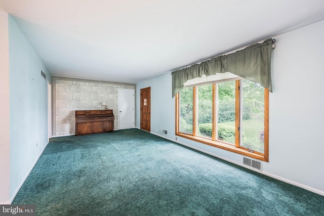 611 N Ct, Linthicum Heights, MD 21090 - unfurnished living room with carpet and baseboards