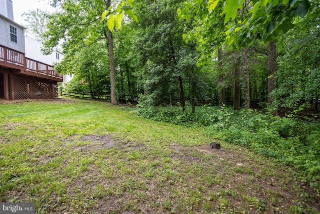 13076 Dove Tree Ct, Manassas, VA 20112 - view of yard with a deck