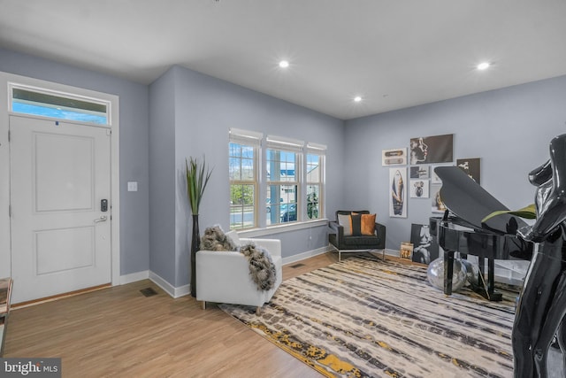 10648 Cheryl Turn, Waldorf, MD 20603 - workout room with light wood-style flooring, baseboards, and recessed lighting