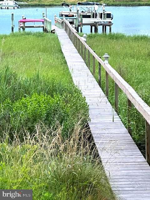 118 Riverview Dr, Dagsboro, DE 19939 - dock area with a water view