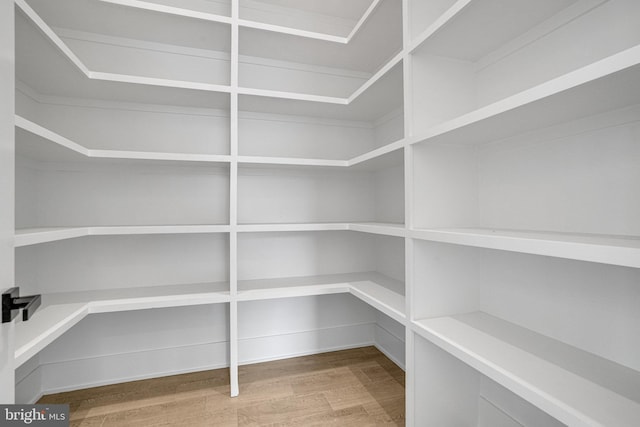 view of storage area