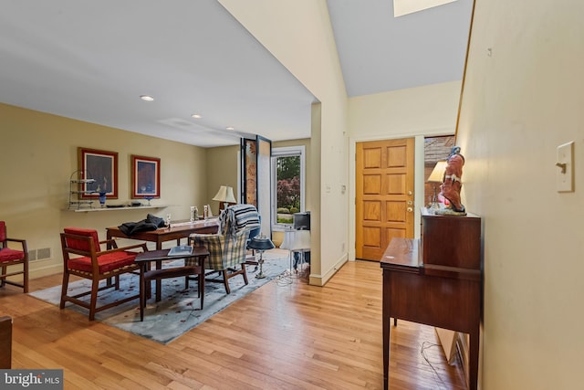 2 Fieldspring Ct, Lutherville Timonium, MD 21093 - dining room with light wood-type flooring, baseboards, and recessed lighting