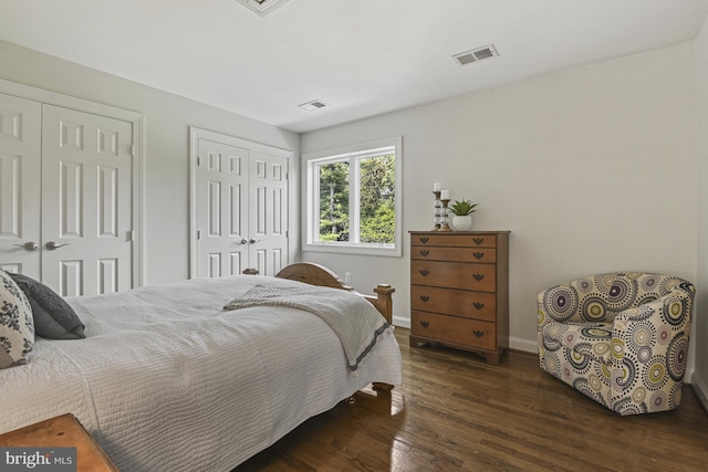 1016 Bellview Rd, Mclean, VA 22102 - bedroom with multiple closets and wood finished floors