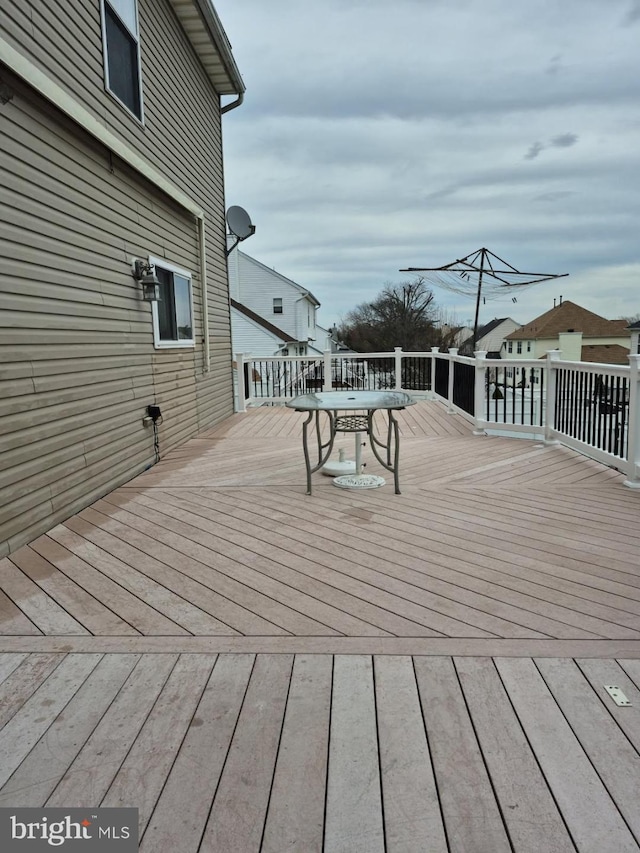 view of deck