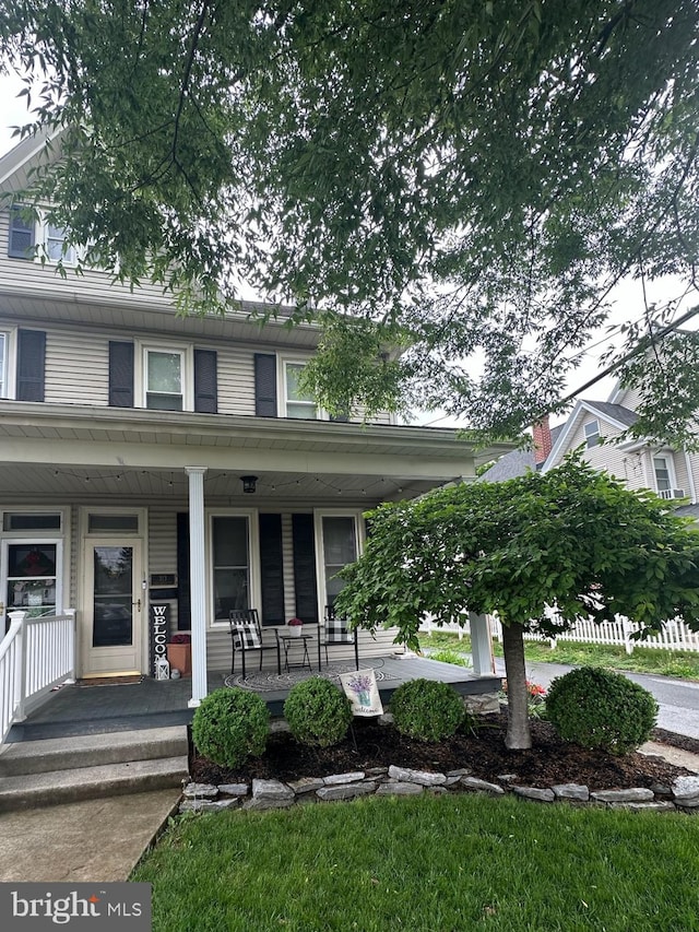 313 E Cherry St, Palmyra, PA 17078 - view of front of property featuring a porch