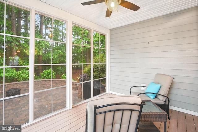 34637 Megan Ct, Lewes, DE 19958 - sunroom / solarium with a ceiling fan