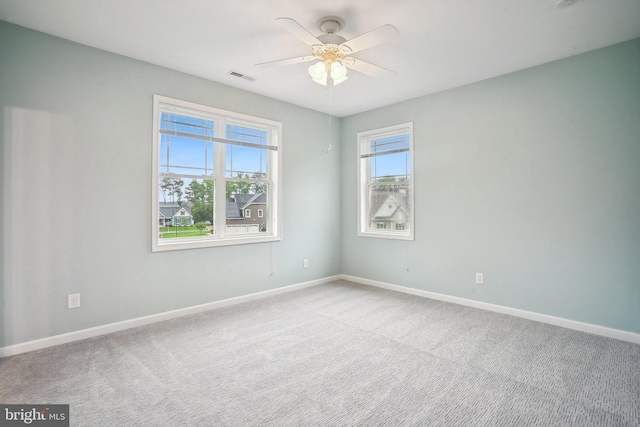 34637 Megan Ct, Lewes, DE 19958 - unfurnished room featuring baseboards, a ceiling fan, and carpet floors