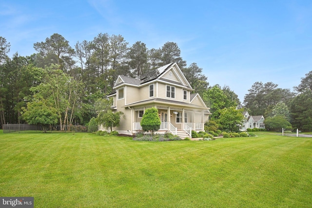 34637 Megan Ct, Lewes, DE 19958 - view of front of home with a porch and view of wooded area