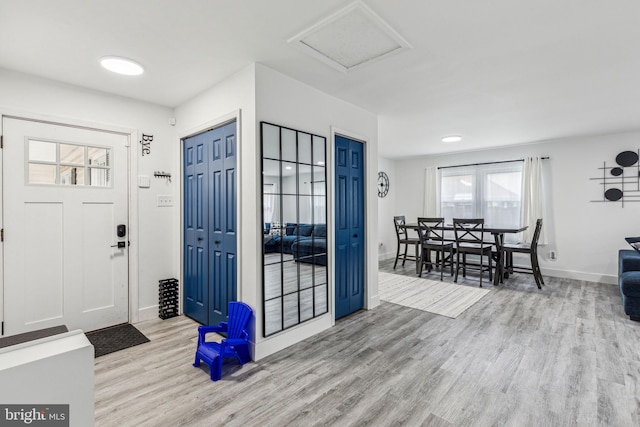 76 Torrington Ln, Willingboro, NJ 08046 - foyer with wood finished floors and baseboards
