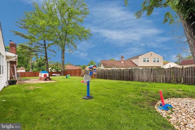 76 Torrington Ln, Willingboro, NJ 08046 - view of yard with a playground and a patio