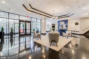 1001 N Randolph St Unit 720, Arlington, VA 22201 - lobby with floor to ceiling windows