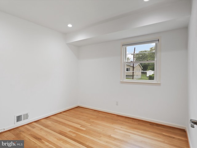 4102 Elizabeth St, Rockville, MD 20853 - unfurnished room with wood finished floors, baseboards, and recessed lighting