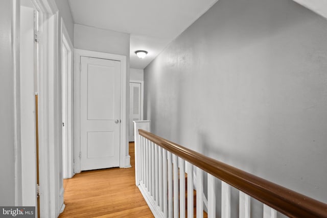 917 Foulkrod St, Philadelphia, PA 19124 - hall featuring light wood finished floors and an upstairs landing