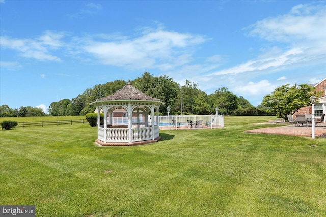 7 Taylor Ln, Doylestown, PA 18902 - view of yard featuring a gazebo and a patio area