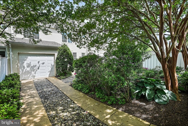 20337 Charter Oak Dr, Ashburn, VA 20147 - view of yard with a garage