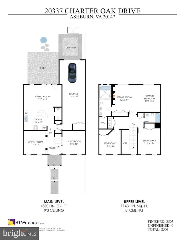 20337 Charter Oak Dr, Ashburn, VA 20147 - floor plan / room layout