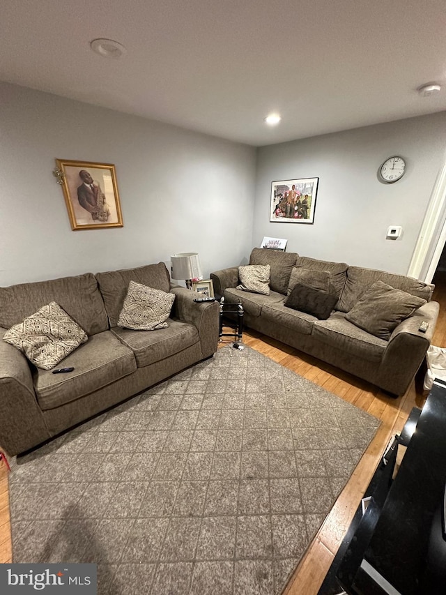 1844 W Master St, Philadelphia, PA 19121 - living room with wood finished floors and recessed lighting