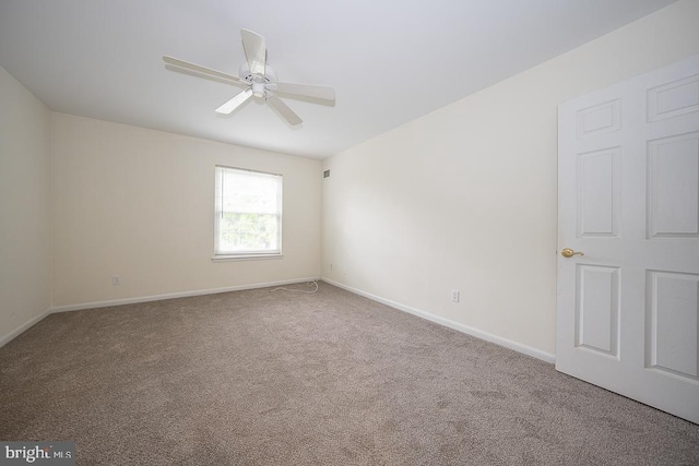 262 Drummers Ln Unit 262, Wayne, PA 19087 - carpeted empty room featuring a ceiling fan and baseboards