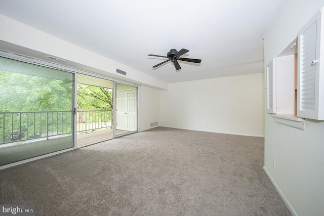 262 Drummers Ln Unit 262, Wayne, PA 19087 - unfurnished room with a ceiling fan, baseboards, and carpet floors