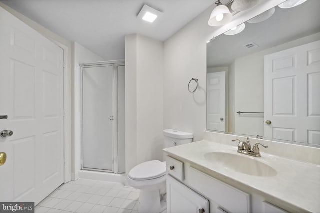 3830 9th St N Unit 110W, Arlington, VA 22203 - bathroom featuring tile patterned flooring, a stall shower, and vanity