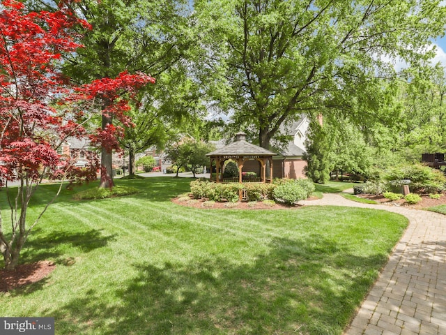 7287 Evans Mill Rd, Mclean, VA 22101 - view of green lawn featuring a gazebo