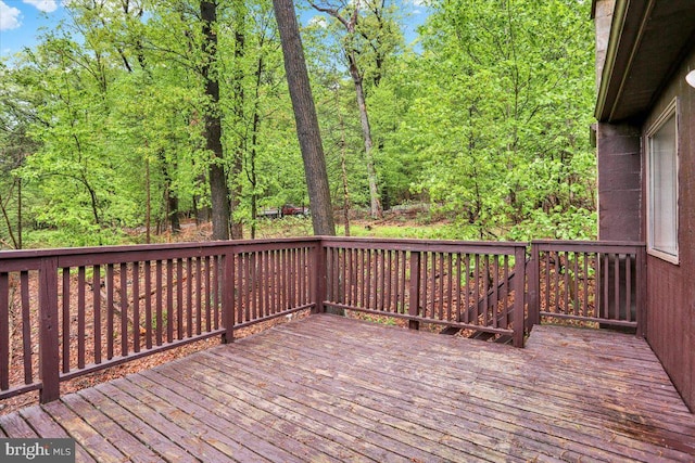 view of deck