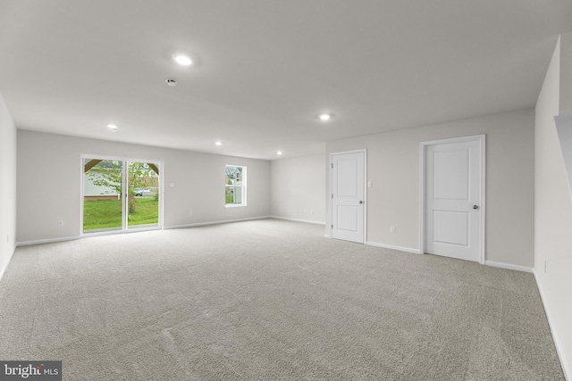 40 Marion Ave, Bordentown, NJ 08505 - carpeted spare room with recessed lighting and baseboards