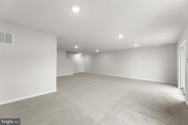 40 Marion Ave, Bordentown, NJ 08505 - finished below grade area with recessed lighting, carpet, and baseboards
